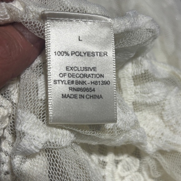 Women's Lace Cardigan Floral Crochet Sheer Beach Cover Ups Long Open Kimono lg - Picture 6 of 10